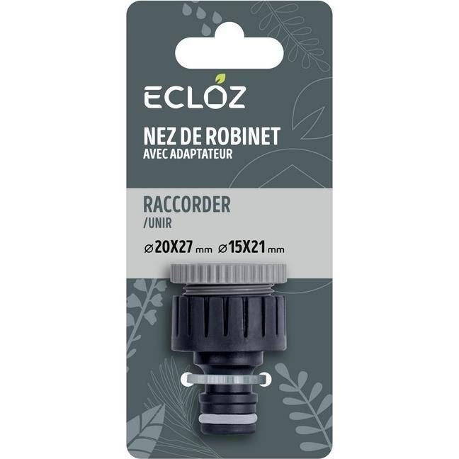 Ecloz - Nez robinet 20x27 adaptateur 15x21 - ECLOZ - Image 3