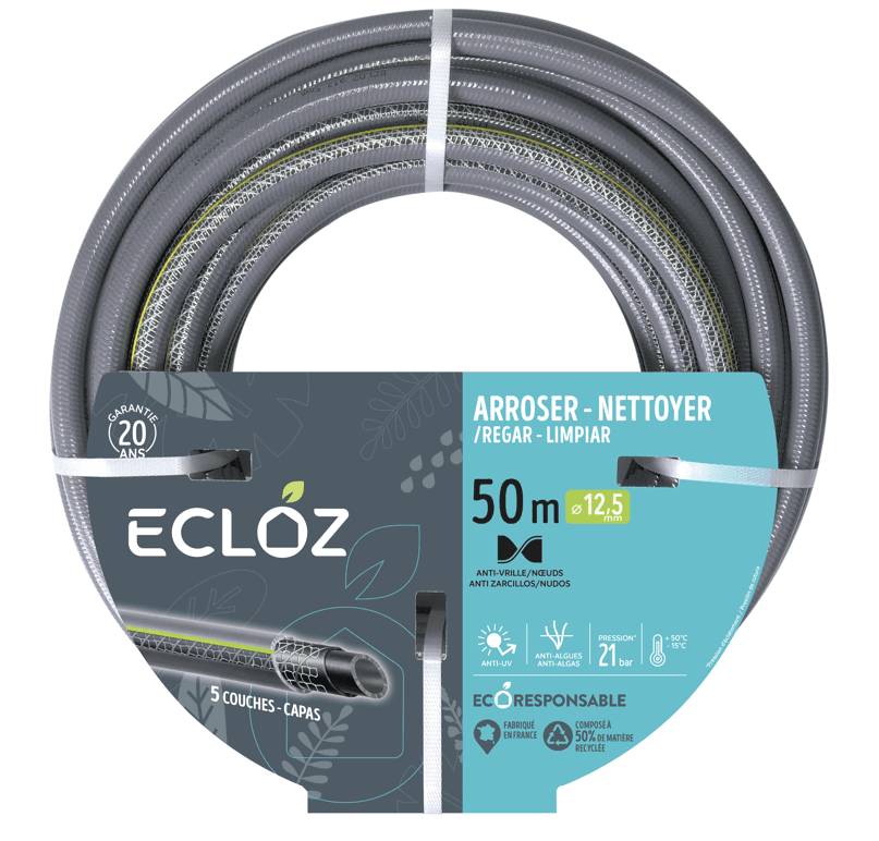 Ecloz - Tuyau Tricoté 5 Couches 12,5 mm x 50 m – ECLOZ