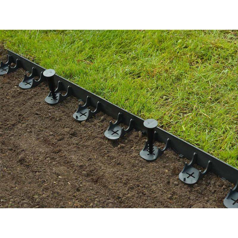 Set 4 bordures noir gazon L.400 x H.4,50 cm - 16 ancres incluses - Image 11