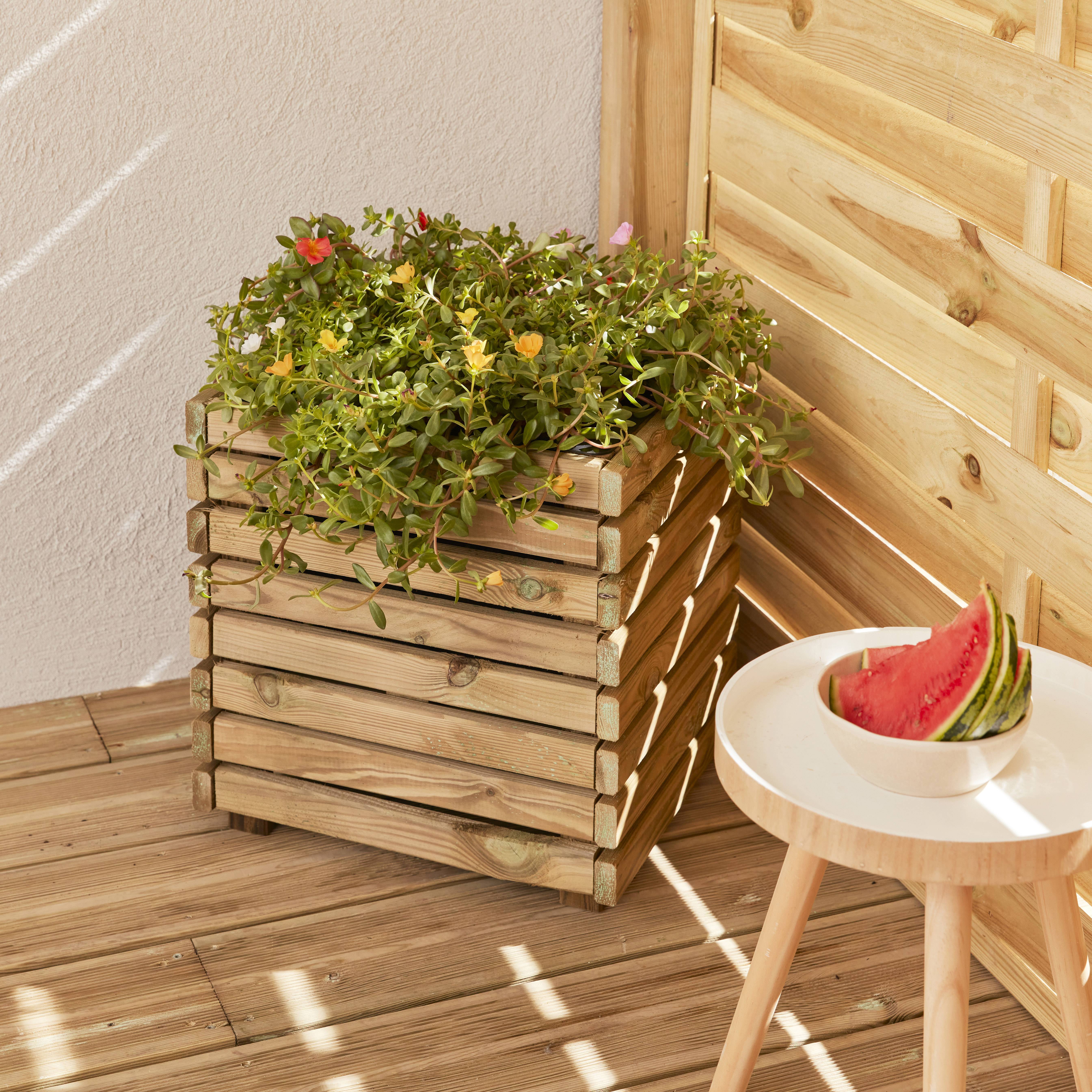 Cerland - Jardinière En Bois Bac Amovible - Cerland - Image 5