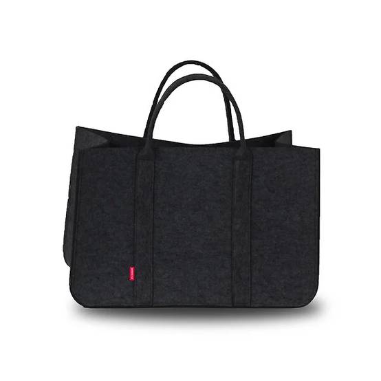 Le Marquier - Sac à bûches feutrine noir - LE MARQUIER