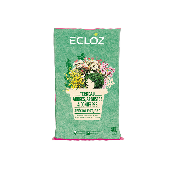 Ecloz - Terreau pour arbres, arbustes, conifères en pot 40 L ECLOZ - Image 1