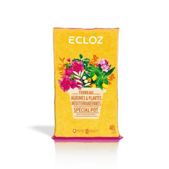 Ecloz - Terreau pour agrumes et plantes méditerranéennes 40 L ECLOZ - Image 1