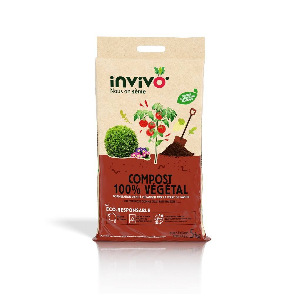 Invivo Nous On Sème - Compost 100 % végétal - INVIVO Nous on sème - Image 3