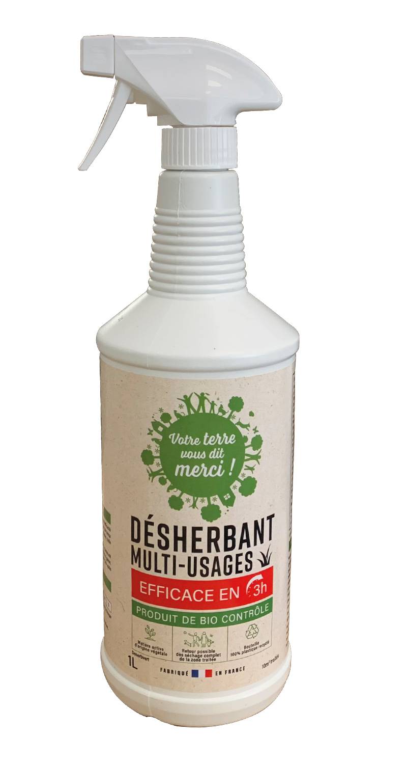 Marque Blanche et Economique - Désherbant multi - usages Spray Prêt à l'emploi 1L - Image 1