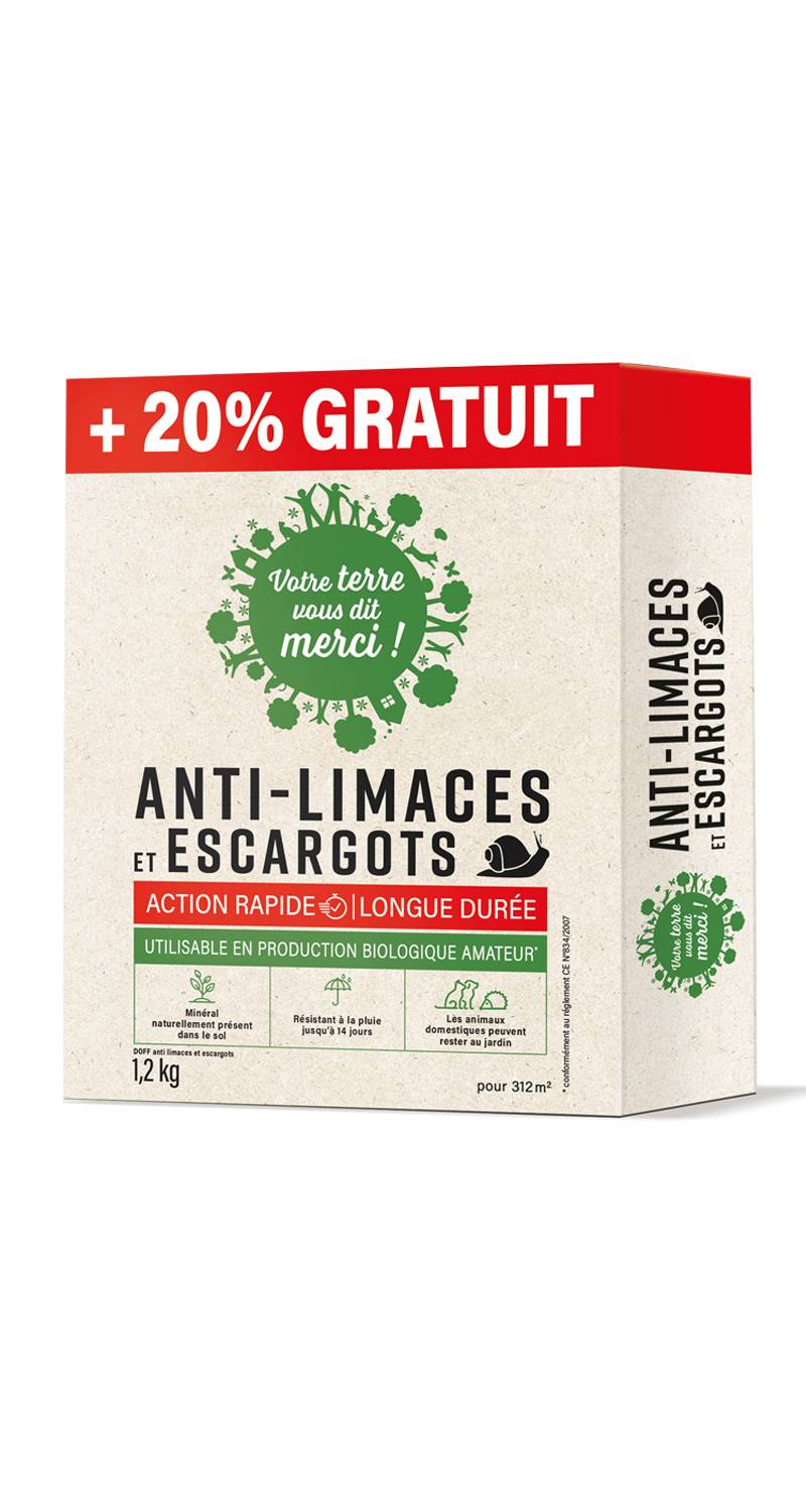 Marque Blanche et Economique - Granulés anti-limaces et escargots 1,2 Kg