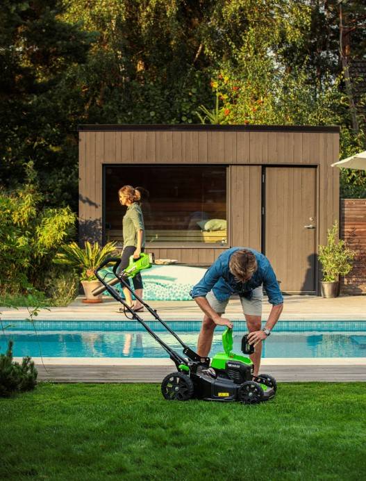 Greenworks - Tondeuse sur batterie 48V batterie et chargeur inclus - GREENWORKS - Image 10