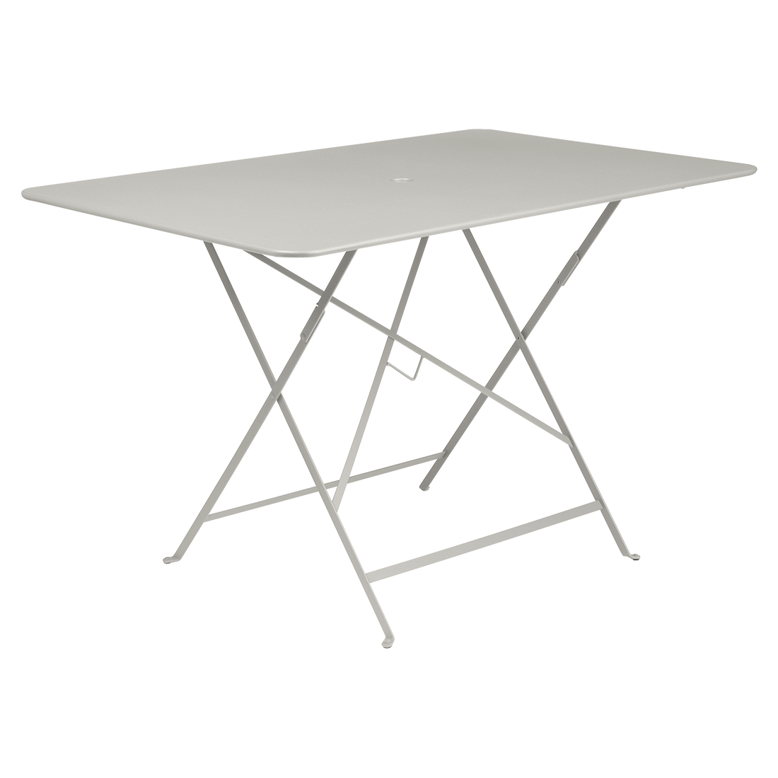 Fermob - Table de jardin rectangulaire pliante acier gris argile 6 personnes Bistro ECLOZ - Image 1