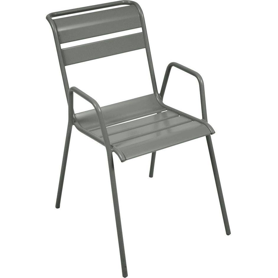 Fermob - Fauteuil de jardin acier romarin bridge Monceau Fermob - Image 1