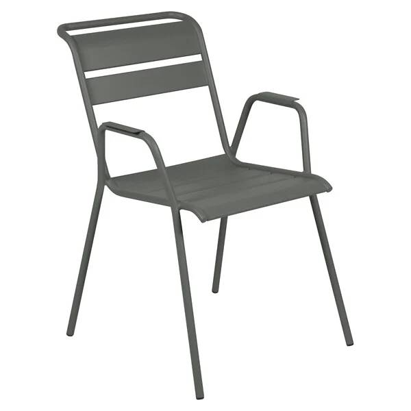 Fermob - Fauteuil de jardin acier romarin bridge Monceau Fermob - Image 3