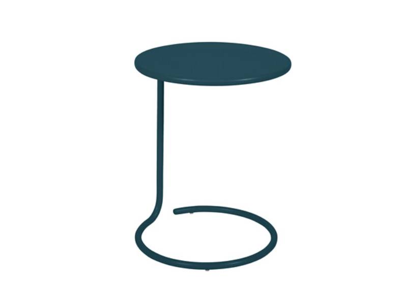 Fermob - Table d'appoint d'extérieur déporté acier bleu acapulco Coolside Fermob - Image 2