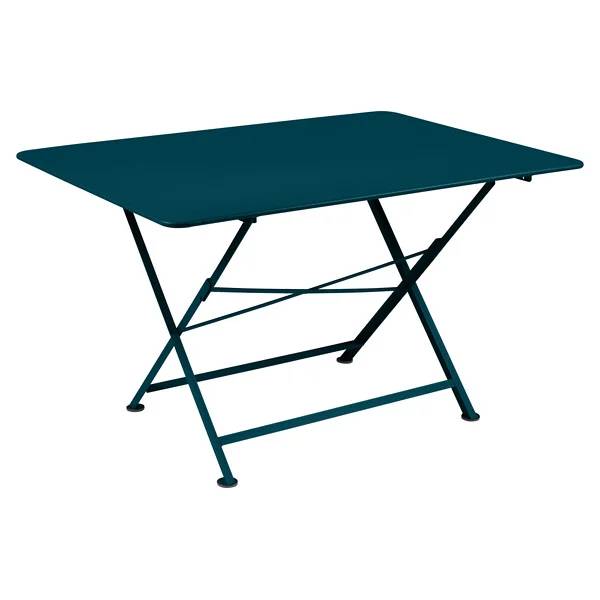 Fermob - Table de jardin rectangulaire pliante acier bleu acapulco 6 personnes Cargo Fermob