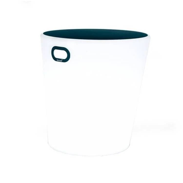 Tabouret lumineux extérieur LED métal Bluetooth H 44 cm - FERMOB