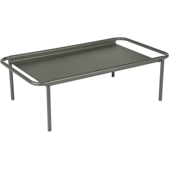 Table basse rectangulaire acier vert Coolside – FERMOB - Image 5