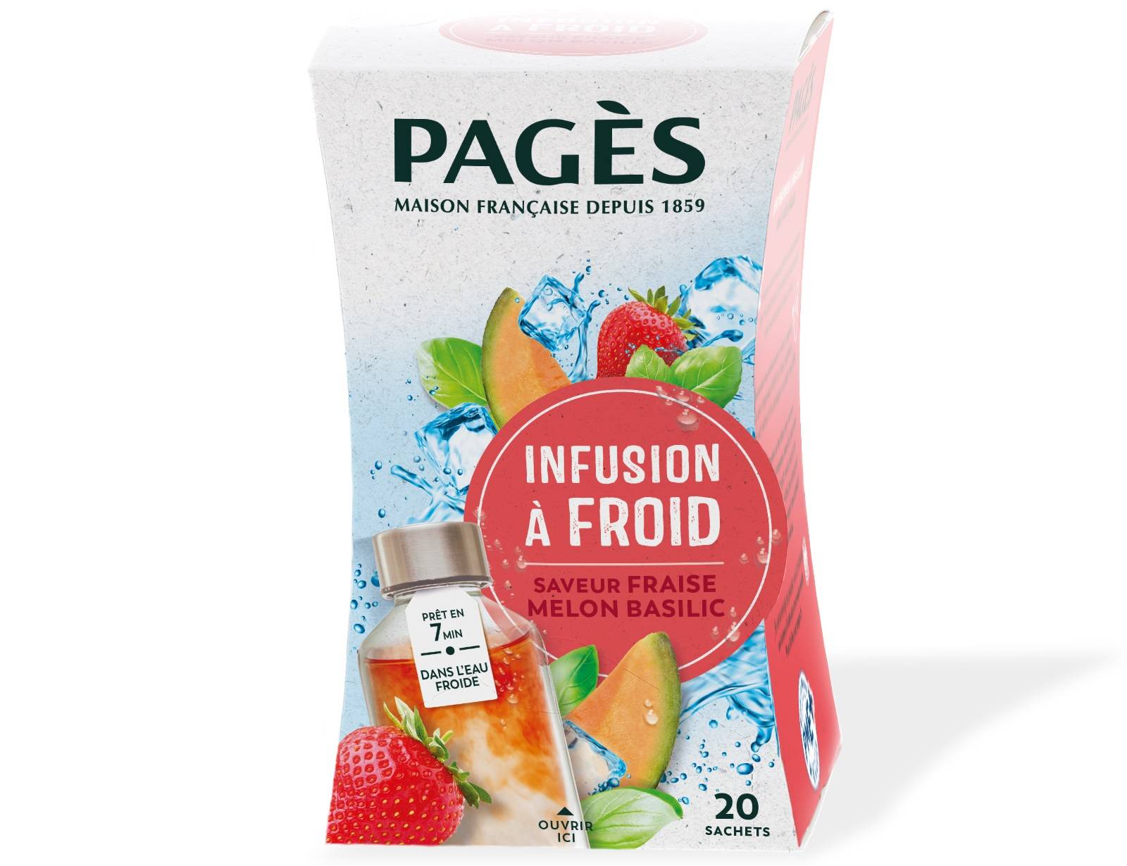 Pages - Infusion à froid faise melon & basilic x20 - Pagès - Image 1