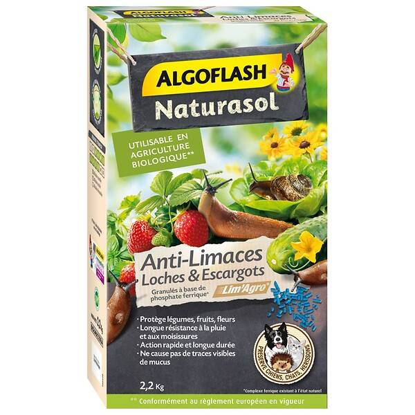 Algoflash Naturasol - Anti-Limaces, Loches et Escargots 2,2 kg - Algoflash Naturasol - Image 2