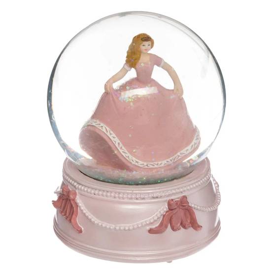 Boule à neige musicale polyrésine verre princesse D10 cm collection Sweety – ATMOSPHERA - Image 3
