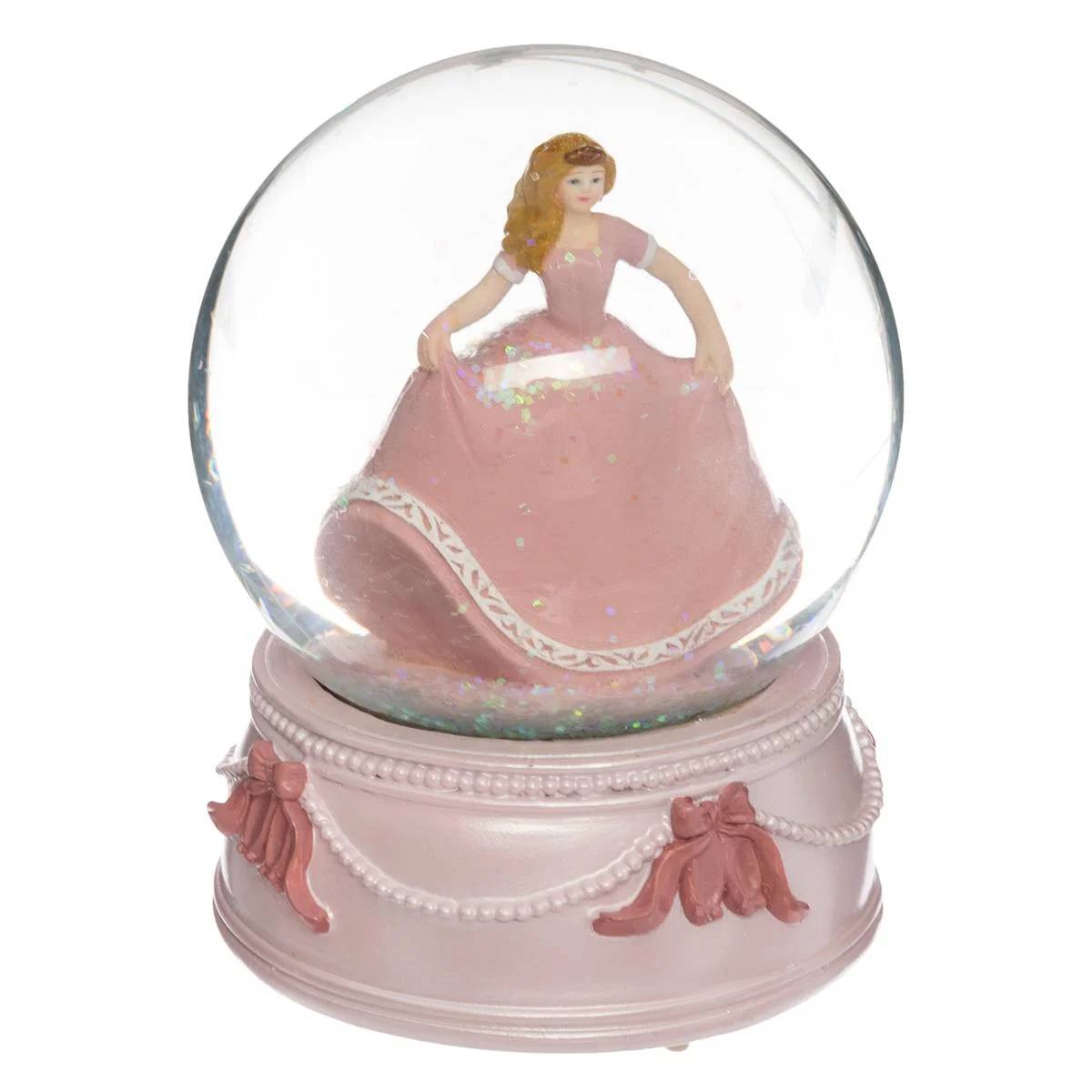 Boule à neige musicale polyrésine verre princesse D10 cm collection Sweety – ATMOSPHERA - Image 3
