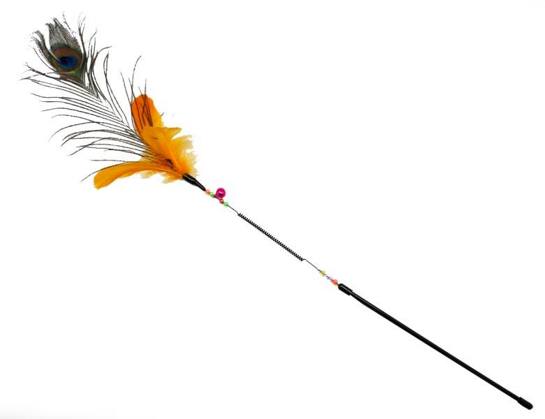 Jouet pour chat canne flexible plumes ANKA - Image 1