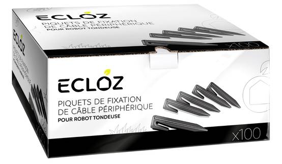 Ecloz - Ecloz - 100 piquets d'installation pour robot tondeuse - Image 4