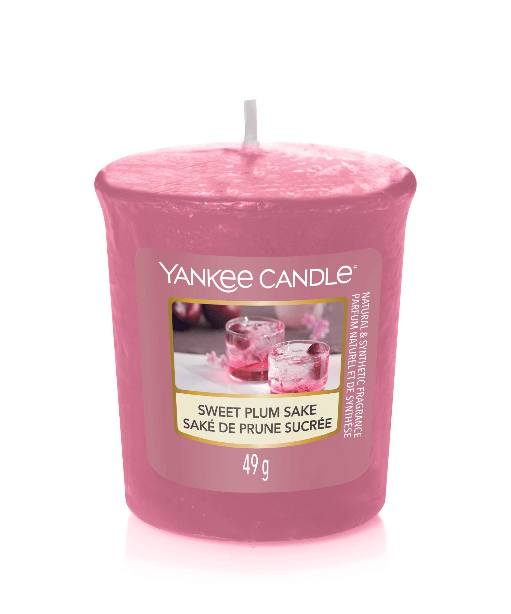 Yankee Candle - Yankee Candle - Votive Sake de Prunes douces Ø.4,6 x H.4,8 cm