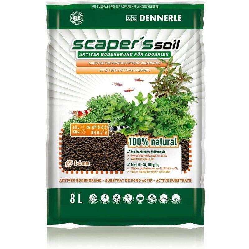 Dennerle - Substrat actif pour aquariums plantés Scaper's soil 4 L - DENNERLE - Image 1