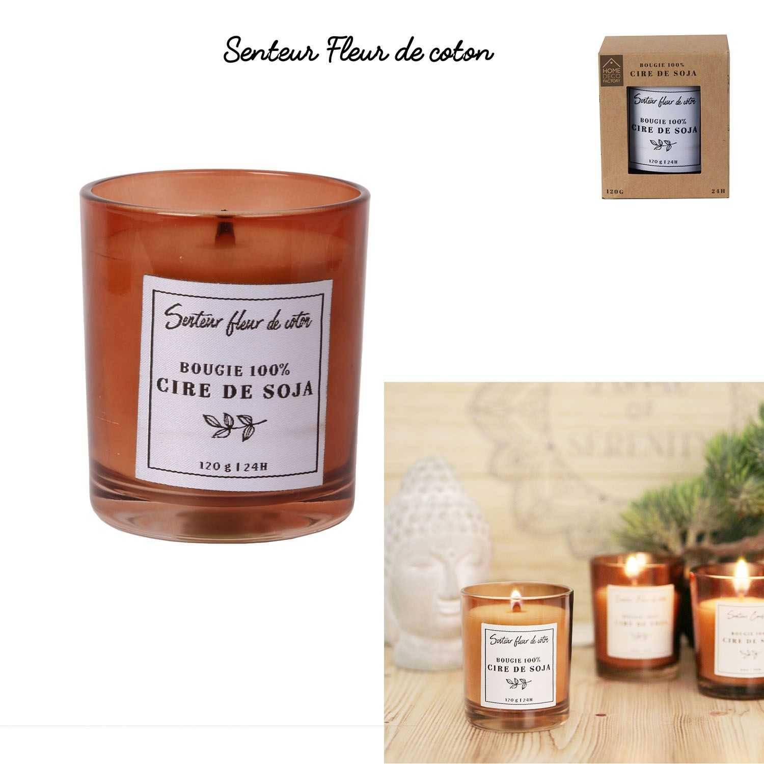 Bougie parfumée cire de soja – THE HOME DECO FACTORY