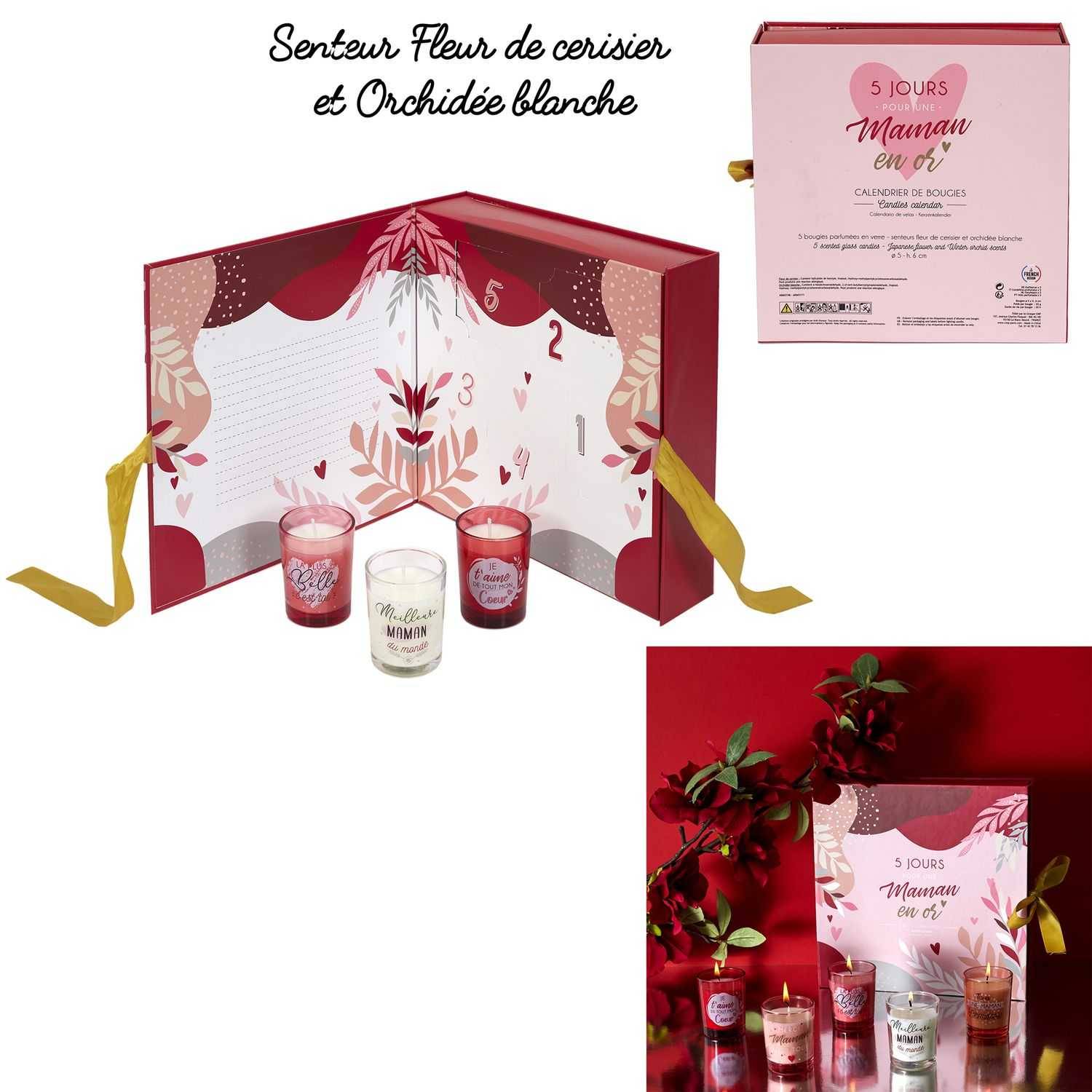 Coffret Bougies Parfumées - The Home Deco Factory