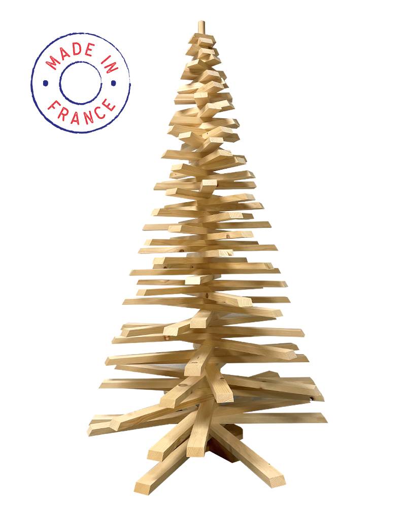 Mon Sapin Woody - Mon Sapin Woody - Sapin en bois modulable H.129 cm - Image 2