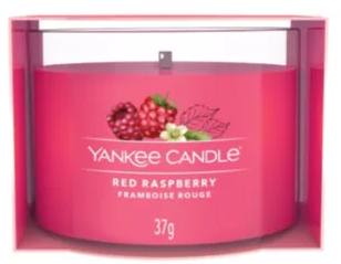 Yankee Candle - Yankee Candle - Votive Verre framboise rouge Ø.5,4 x H.4,4 cm