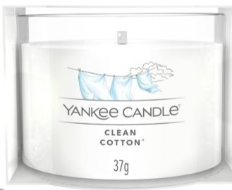 VOTIVE EN VERRE COTON FRAIS