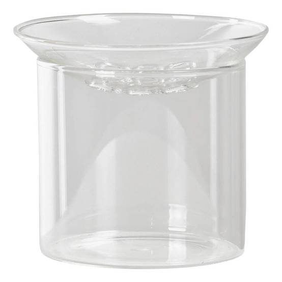 Vase de multiplication en verre transparent H.8 cm Ø9 cm - Bricorama