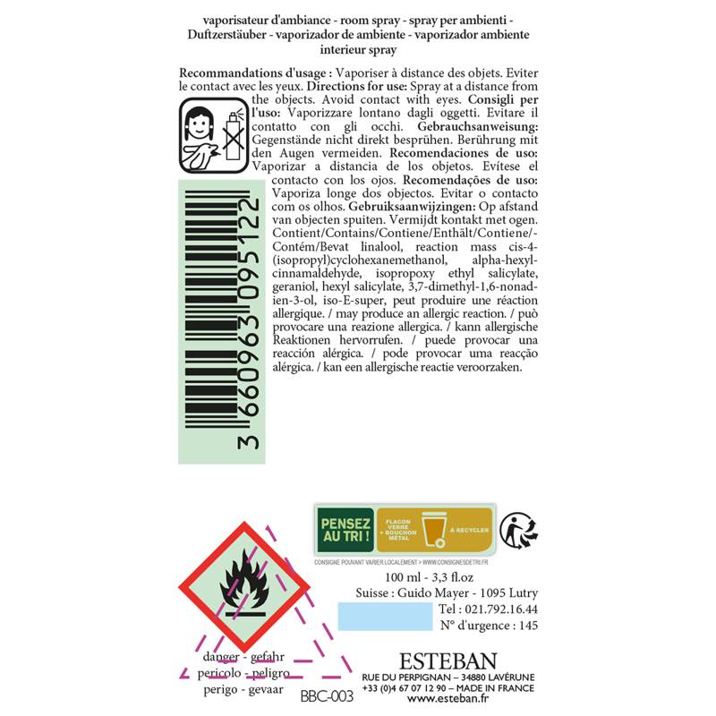 Esteban - Vaporisateur de Parfum Blanc Coton - ESTÉBAN - Image 4