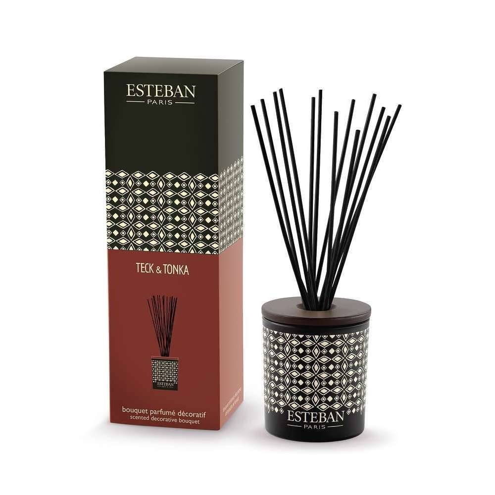 Esteban - Bouquet parfumé décoratif teck & tonka - ESTEBAN
