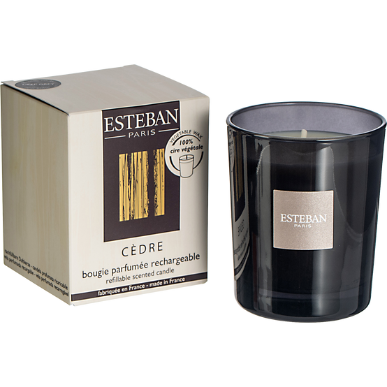 Bougie Parfumée Ambre Esteban Paris 450g - 3 Mèches Luxe