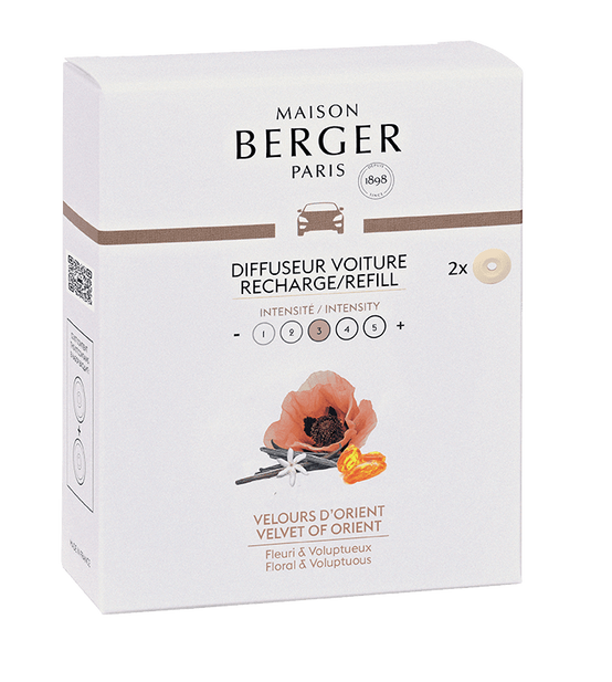 Maison Berger - Maison Berger - Recharge voiture Parfum Velours d'Orient x2 - Image 1