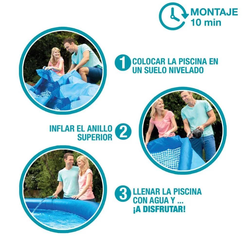 Intex - Piscine gonflable Easy Set PVC bleu 305 x 61 cm 28118NP - INTEX - Image 5