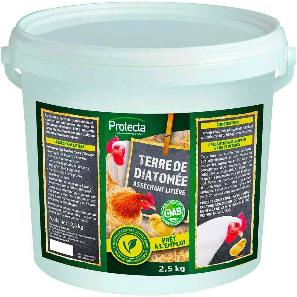 Protecta - Terre de diatomée poudre 2,5 kg - Protecta
