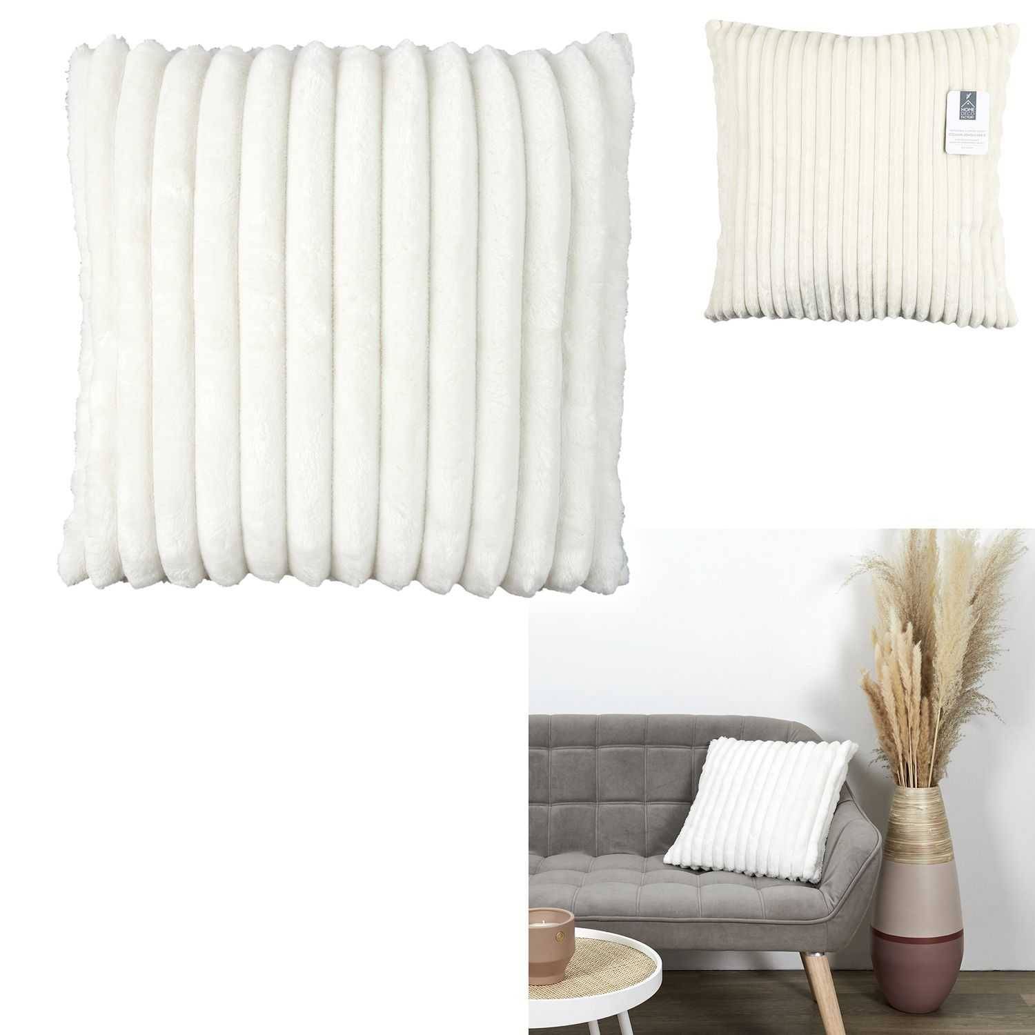 Coussin Flanelle Cotelé - M6 - Image 1