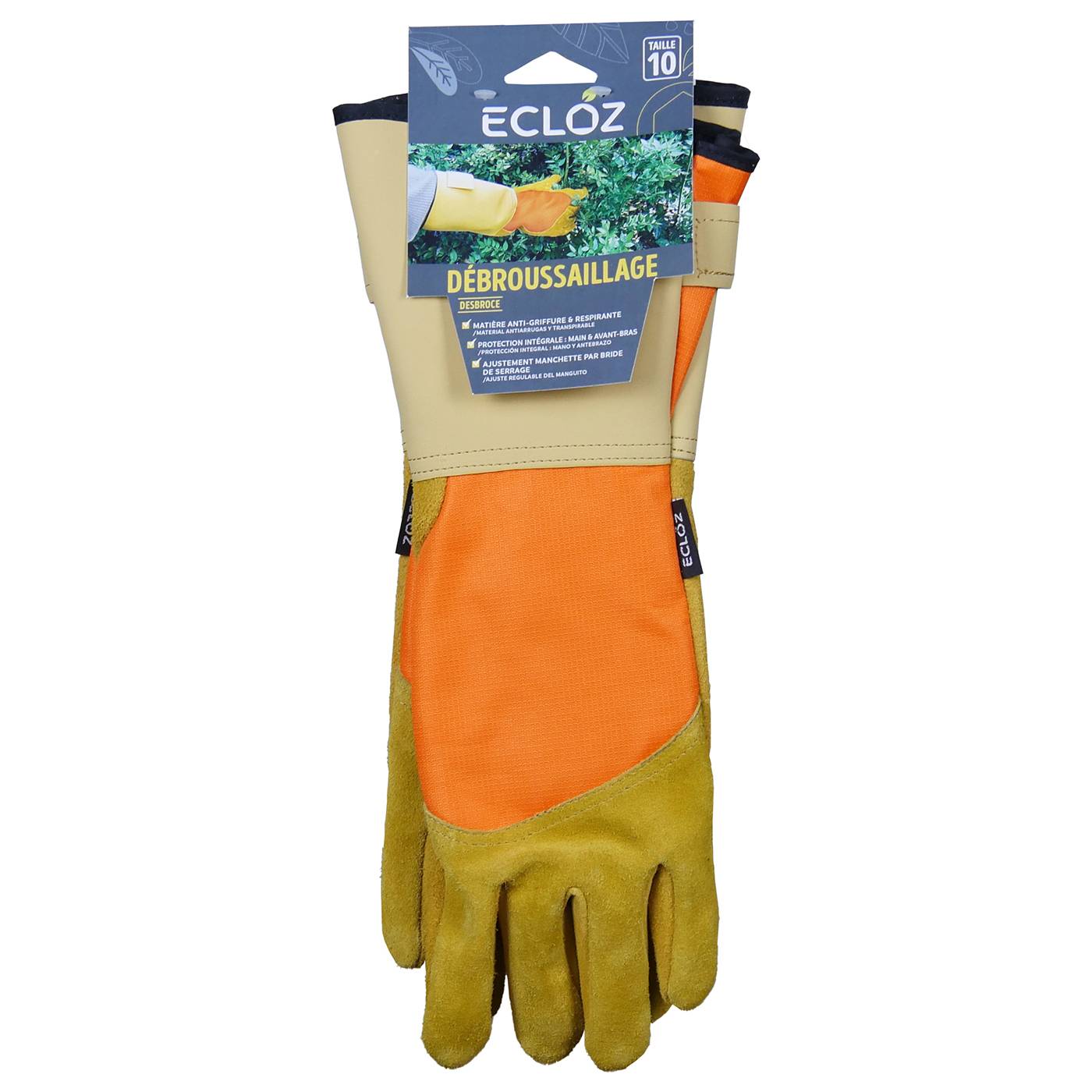 Ecloz - Gants débroussaillage technique taille 10 - ECLOZ - Image 2