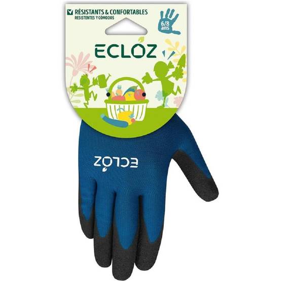 Ecloz - Gants jardinage enfants bleu T8/9 ans - ECLOZ - Image 2