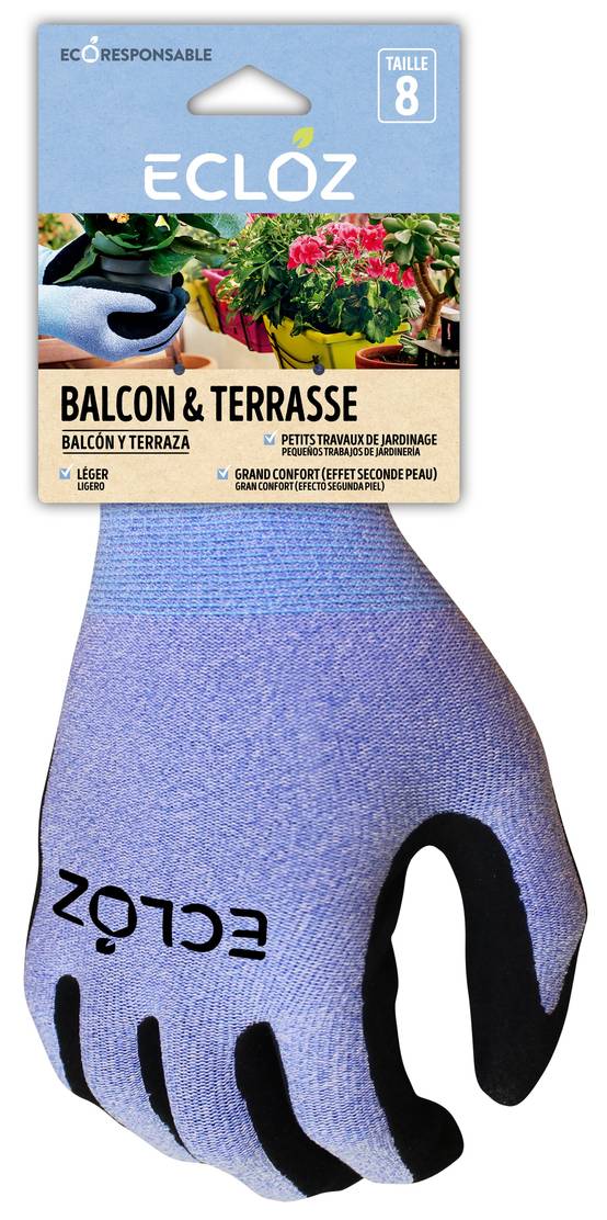 Ecloz - Gants Balcon terrasse taille 10 - ECLOZ - Image 1