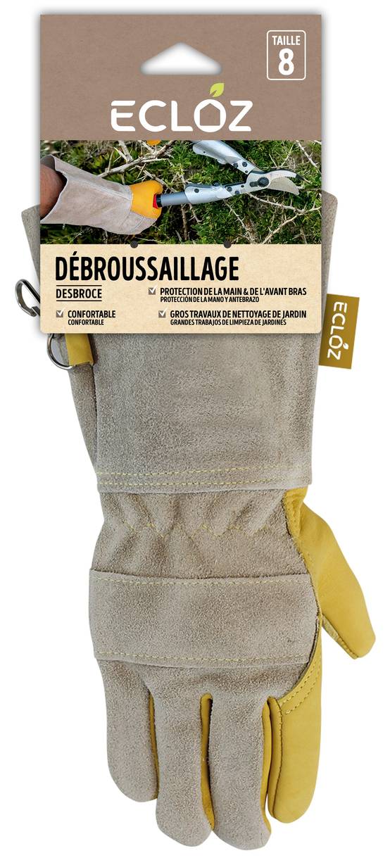Ecloz - Gants débroussaillage taille 09 - ECLOZ - Image 1
