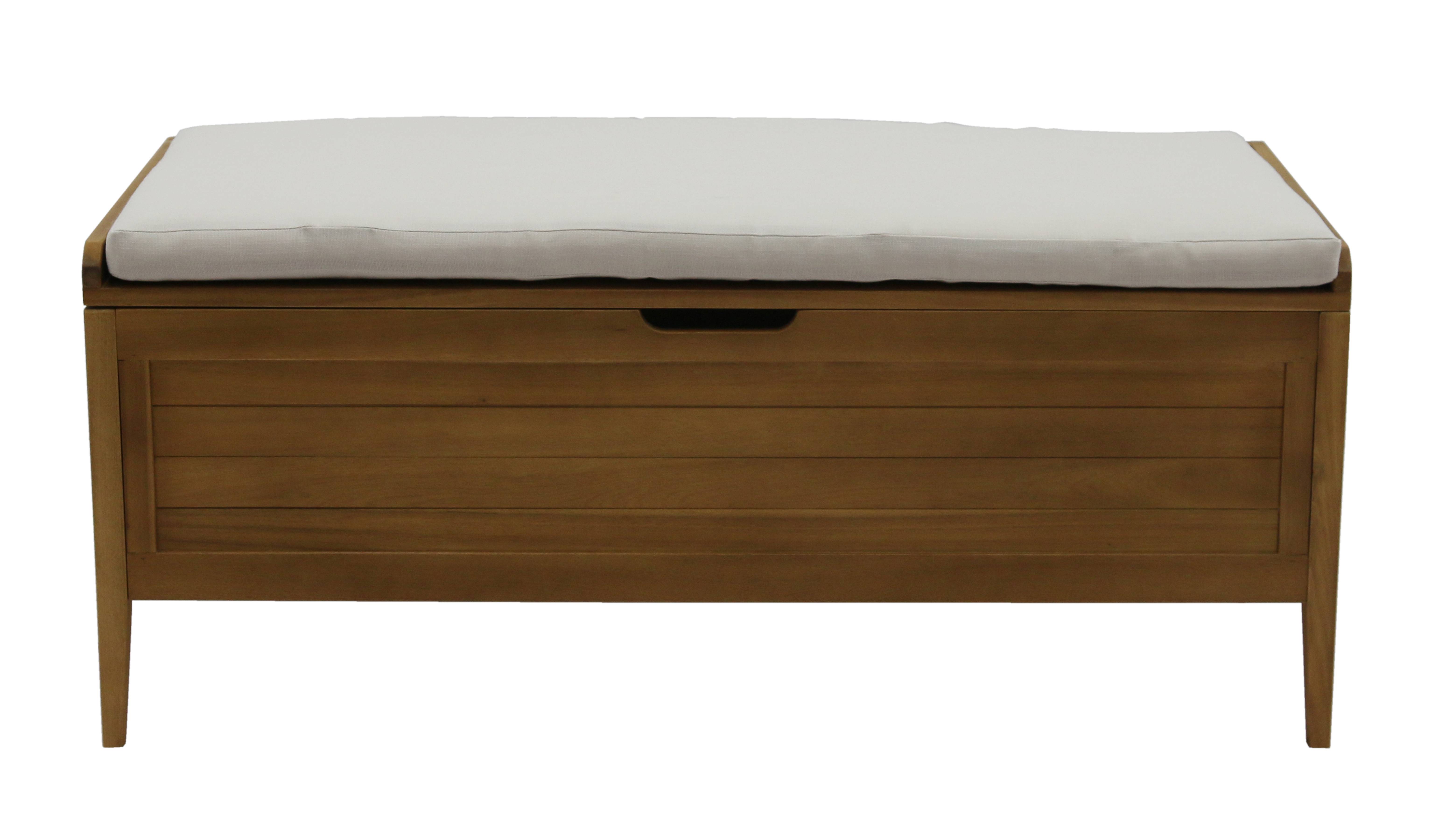 Ecloz - Coffre Banc Camilia en bois L.120 x l.50 x H.50 cm - ECLOZ - Image 2