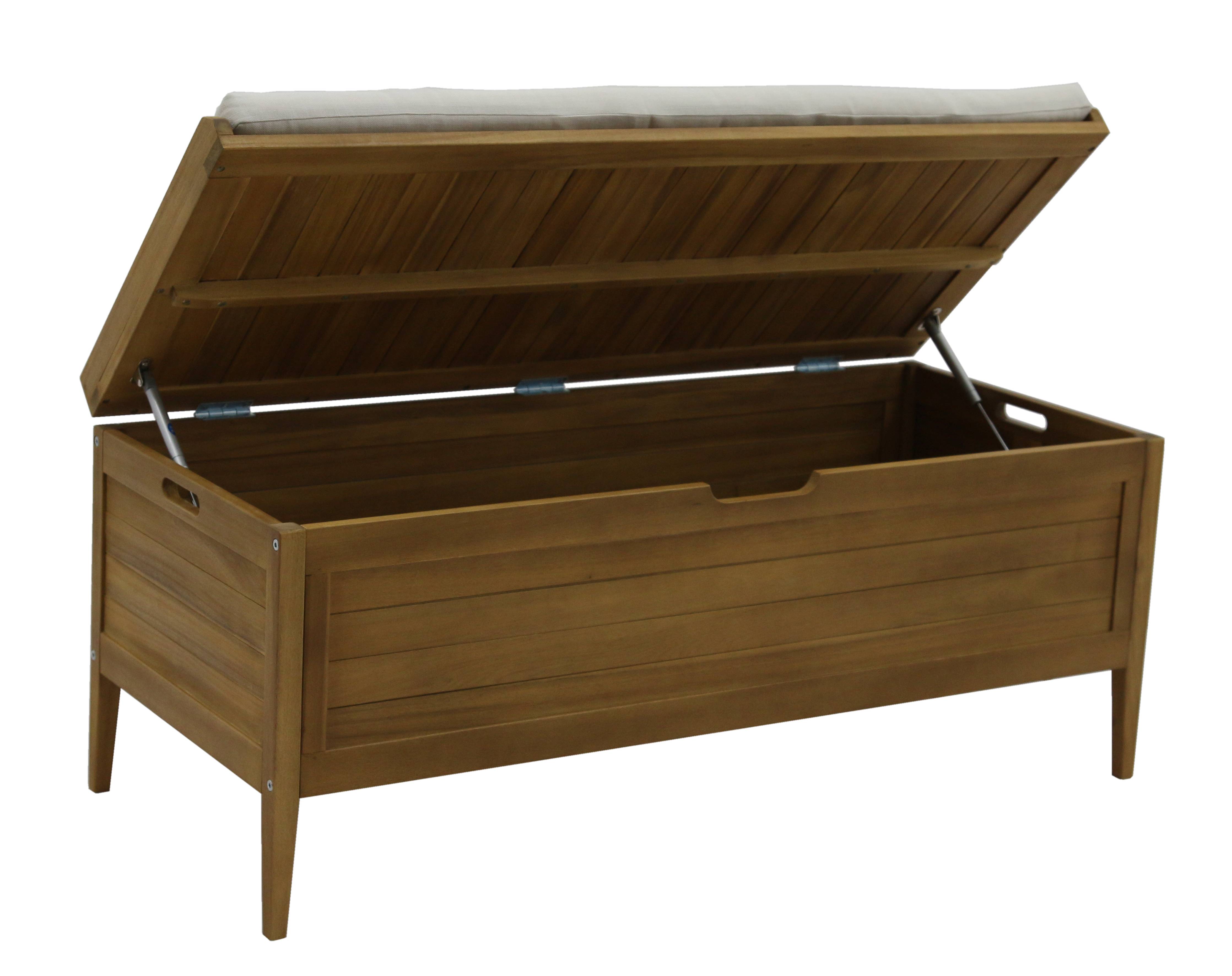 Ecloz - Coffre Banc Camilia en bois L.120 x l.50 x H.50 cm - ECLOZ - Image 3