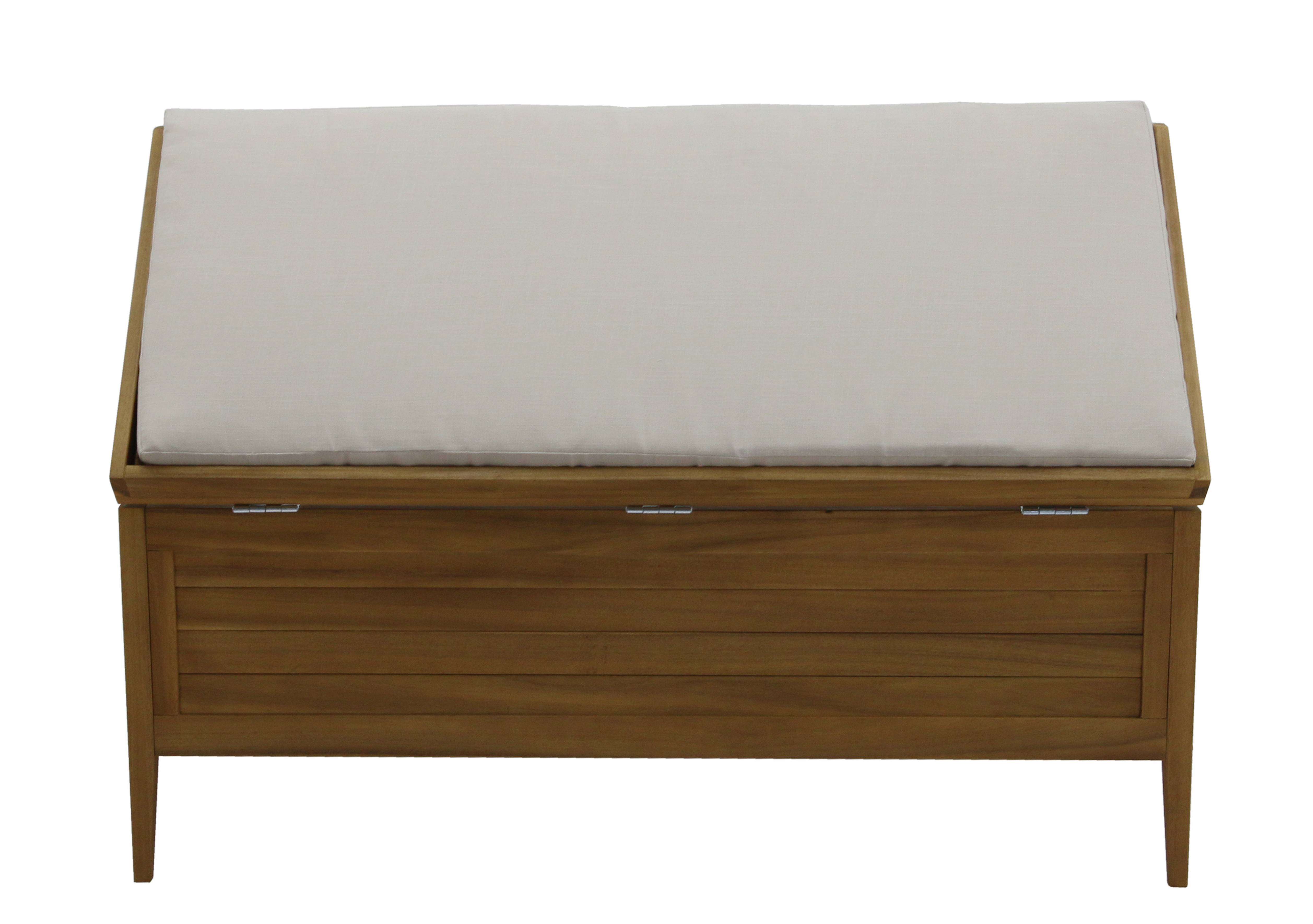Ecloz - Coffre Banc Camilia en bois L.120 x l.50 x H.50 cm - ECLOZ - Image 10