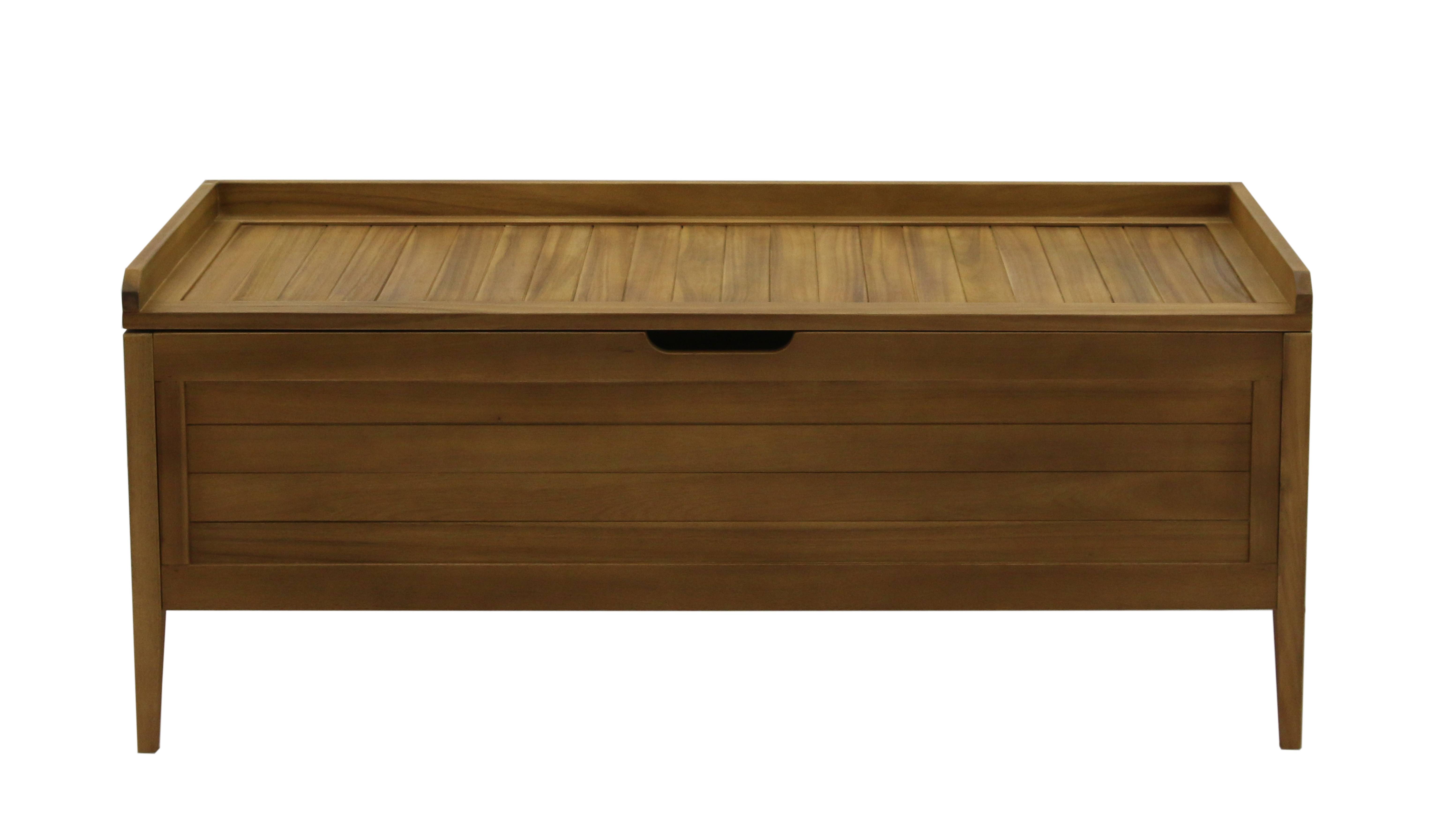 Ecloz - Coffre Banc Camilia en bois L.120 x l.50 x H.50 cm - ECLOZ - Image 4