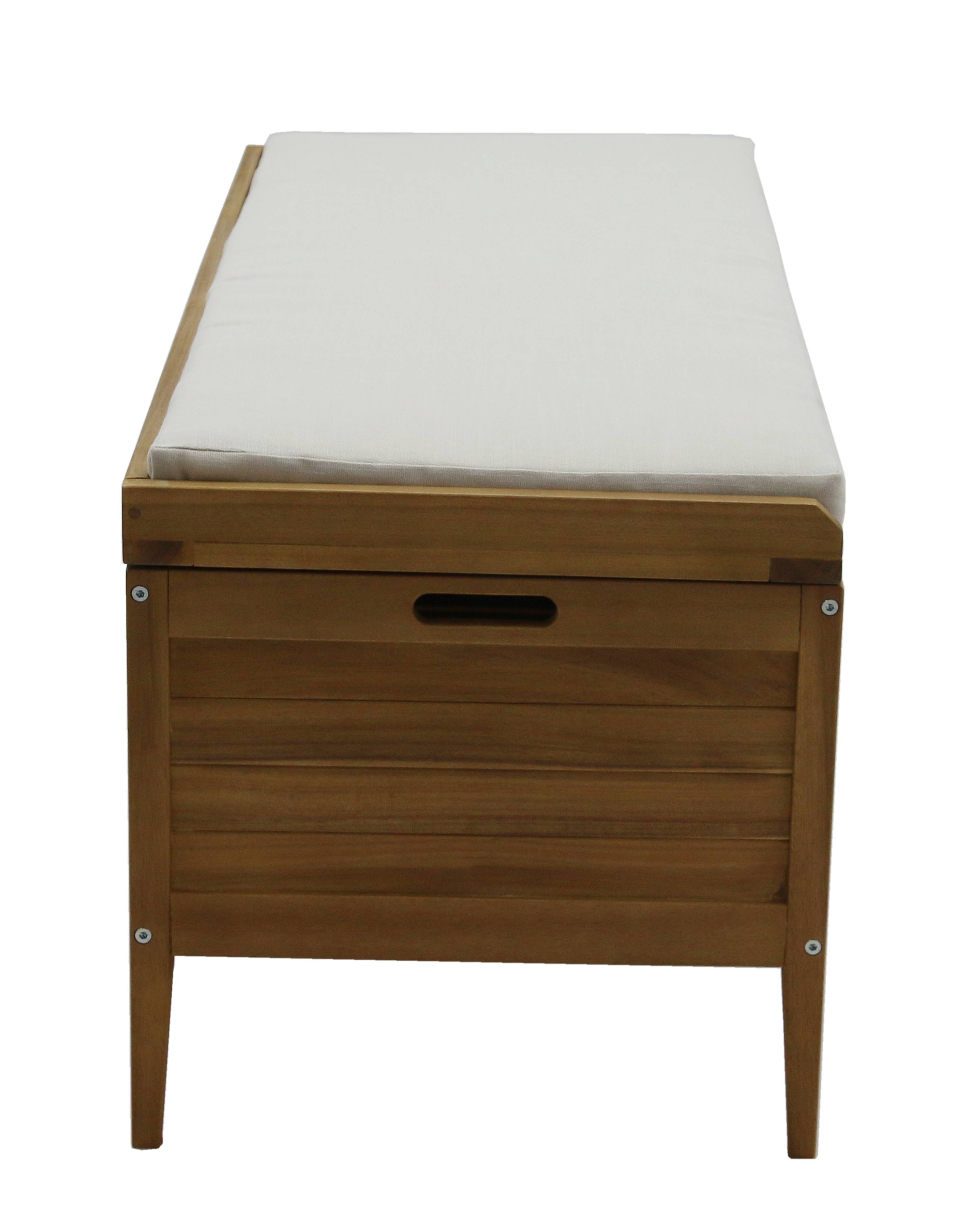Ecloz - Coffre Banc Camilia en bois L.120 x l.50 x H.50 cm - ECLOZ - Image 5