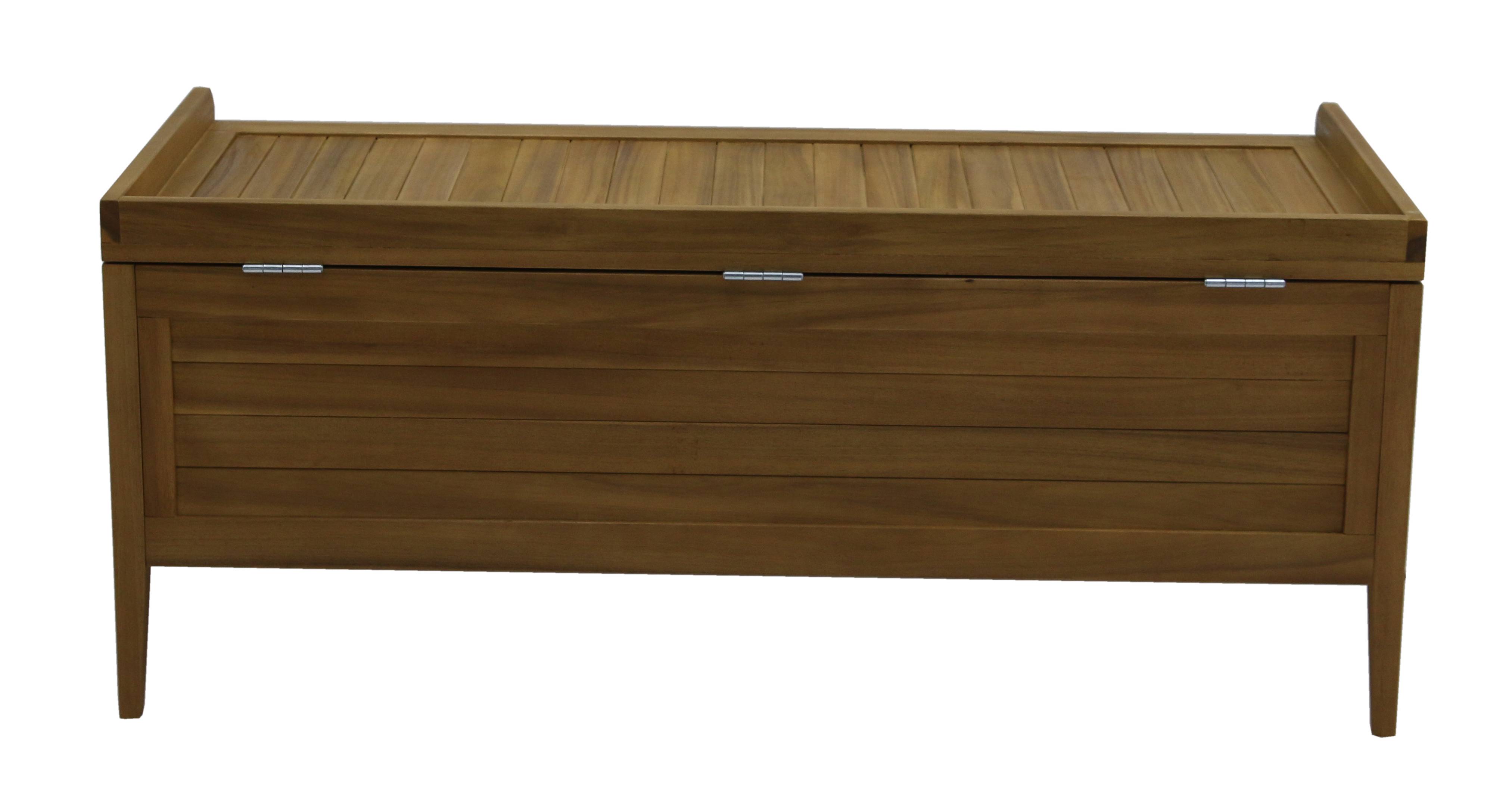 Ecloz - Coffre Banc Camilia en bois L.120 x l.50 x H.50 cm - ECLOZ - Image 9