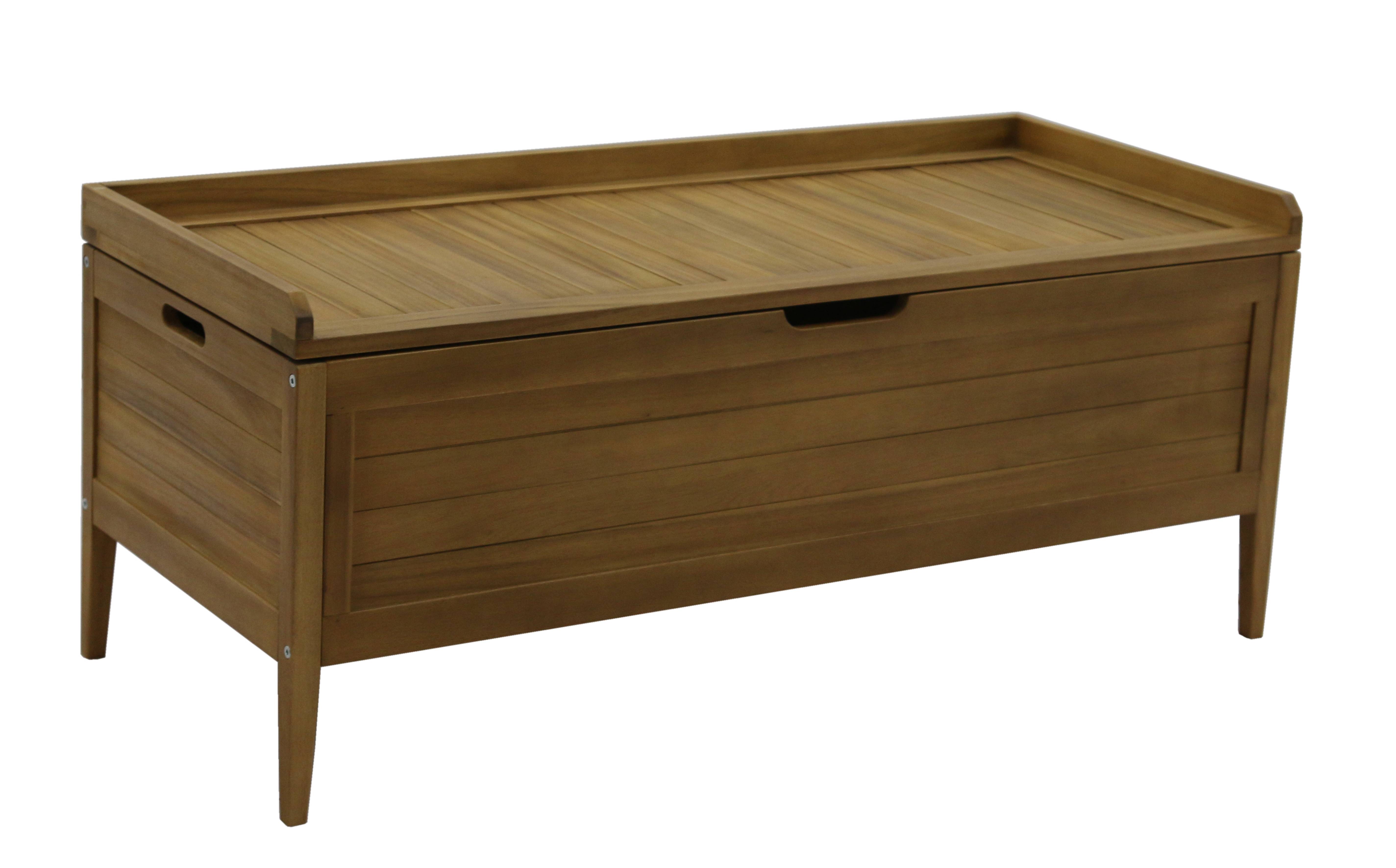 Ecloz - Coffre Banc Camilia en bois L.120 x l.50 x H.50 cm - ECLOZ - Image 8